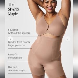 SPANX Oncore High-Waisted Mid-thigh Short